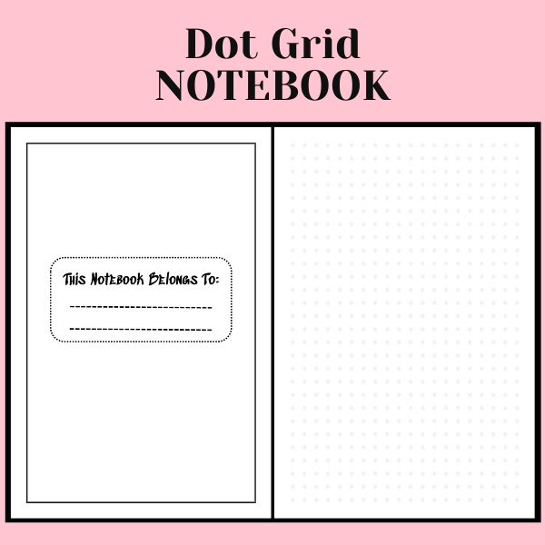 Dot Grid Notebook Interior
